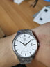 天王（TIAN WANG）送禮 昆侖系列男士商務(wù)鋼帶全自動(dòng)機械手表女士時(shí)尚休閑腕表 白盤(pán) 鋼帶 男表 曬單實(shí)拍圖