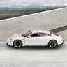 比美高合金車(chē)模保時(shí)捷918超跑911GT3汽車(chē)模型1：24 仿真合金車(chē)模 Taycan鉆石白 曬單實(shí)拍圖