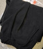 信步(Simboo) 抓絨褲情侶款戶(hù)外秋冬季保暖褲厚款運動(dòng)直筒長(cháng)褲抓絨純色大碼休閑柔軟家居褲 701黑色-男女同款 4XL 曬單實(shí)拍圖