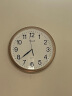 天王星（Telesonic）挂钟家用客厅钟表免打孔挂墙简约钟电子钟装饰石英钟 Q8709-3 实拍图