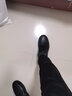 老人頭男士商務(wù)休閑皮鞋一腳蹬鞋子軟底舒適透氣豆豆鞋中年爸爸樂(lè )福男鞋 黑色【四季款】 43 (265mm) 曬單實(shí)拍圖