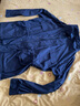 名師路品牌女裝春季新品休閑長(cháng)袖夾克半高領(lǐng)輕薄女裝短外套 藏藍色58 XL 曬單實(shí)拍圖