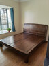 景典 紅木家具 非洲雞翅木（學(xué)名：非洲崖豆木）中式實(shí)木床雙人床現代中式別墅臥室家具 1.8米單床（一心一意） 曬單實(shí)拍圖