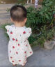童泰宝宝连衣裙春秋季女童公主裙婴儿衣服儿童时尚外出长袖裙子 红色 80cm 晒单实拍图
