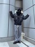 POUM2025新品美式PU皮棉服寬松立領(lǐng)面包服潮牌設(shè)計(jì)感短款棉衣 QYRJ-M6106黑色 尺碼偏大建議拍小一碼 XL 曬單實(shí)拍圖