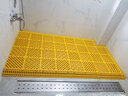 巨格5公分洗車(chē)房地格柵洗車(chē)場(chǎng)免挖槽地漏加厚拼接塑料隔板4S店防滑墊 黃色 曬單實(shí)拍圖