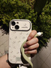 圣圖朗iPhone15proimax小眾ins山茶花標(biāo)簽mate60pro華為手機(jī)殼mate40掛繩少女款Pura70日韓p60皮質(zhì)保護(hù)套 白底大視-滿屏碎花+掛繩 iPhone 14 曬單實(shí)拍圖