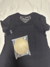 愛(ài)暇步 瑜伽服女套裝春季夏款速干短袖運動(dòng)T恤專(zhuān)業(yè)普拉提健身服美背大碼 黑色上衣+X22058NSY黑色 九分 XL 曬單實(shí)拍圖
