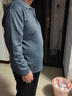 恒源祥春秋季長袖t恤男士純棉中老年寬松翻領爸爸衣服體恤POLO衣衫 HYXC30-2311紅色 L 170(建議120-140斤) 曬單實拍圖