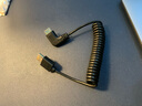 菲昂 Micro Mini轉HDMI2.0連接線(xiàn)4K高清線(xiàn) 索尼佳能尼康單反接監視器阿童木百視悅電視 Mini HDMI線(xiàn) 4K 彈簧線(xiàn) 細軟線(xiàn) 左彎 曬單實(shí)拍圖