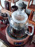豪韻玻璃茶壺煮茶器耐高溫泡茶燒水壺自動保溫電陶爐套裝家用功夫茶具 B款 1300ml+智能紅橡電陶爐 曬單實拍圖
