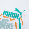彪馬（PUMA）純棉白色休閑短袖T恤男子新款籃球印花運動上衣 682151 白-02 L (180/100A) 曬單實拍圖