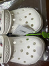 卡駱馳（crocs）洞洞鞋男鞋女鞋 2025夏季新款貝雅卡駱馳戶外運動透氣沙灘涼拖鞋 貝雅基礎款/白色/主推/偏大一碼 37 -38 M5W7/內(nèi)長23cm 曬單實拍圖