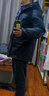 君羽戶(hù)外羽絨服男中長(zhǎng)款800蓬白鵝絨連帽加厚防水鵝絨服G52177 深藍(lán)色 L （推薦141-155斤） 曬單實(shí)拍圖
