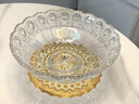 BOHEMIA捷克BOHEMIA進(jìn)口水晶玻璃創(chuàng  )意家用大果斗果盆客廳茶幾果盤(pán)子擺件 25cm【classic系列果盤(pán)】 1層 曬單實(shí)拍圖