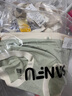 三福新款高腰提臀無痕莫代爾內(nèi)褲女撞色柔軟半平角內(nèi)褲女生448868 淺紫 1條 均碼 曬單實拍圖