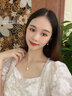 唐后（TH）輕奢項鏈女淡水珍珠鎖骨鏈歐美高級感925銀吊墜送媽媽生日禮物 金黃色 曬單實(shí)拍圖
