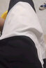 Lee dprre短褲男款夏季潮牌拼接寬松百搭休閑中褲男士運動(dòng)速干沙灘五分褲子 黑色 2XL 曬單實(shí)拍圖