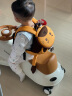 诺狐（NOHOO）儿童书包男女孩 幼儿园双肩背包卡通动物防走失绳小包狮子小号 实拍图