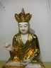 圓通佛具地藏王菩薩佛像家用九華山漢白玉貼金地藏菩薩佛像擺件 19寸圓滿(mǎn)地藏王(金鑲玉) 曬單實(shí)拍圖