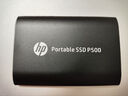 HP惠普 500G 移動固態(tài)硬盤P500（PSSD）USB3.2 ssd Type-C高速傳輸 超薄時尚 手機(jī)直連 黑色 曬單實(shí)拍圖