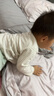 babylove嬰兒T恤純棉春秋款寶寶上衣休閑打底衫條紋長袖衛(wèi)衣春季內(nèi)搭 生椰咖 80 cm 曬單實拍圖