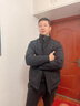 皮爾卡丹品牌高檔男裝冬季新款高端白鵝絨男士立領(lǐng)保暖輕薄羽絨服中年短款 灰色 175/L 曬單實拍圖
