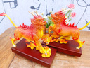 戲鯉銅麒麟擺件工藝品瑞獸客廳玄關(guān)酒柜辦公室擺件入戶喬遷新居禮品 火麒麟(右)23*10*20 CM 曬單實(shí)拍圖