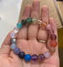 奈維斯汀多寶七彩水晶手鏈彩虹色設(shè)計手串日520禮物女 曬單實拍圖