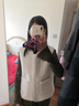 羅蒙羊羔毛絨馬甲女2025新款馬夾外穿外套復(fù)古風(fēng)背心女毛毛馬甲秋冬季 米白色 S 曬單實(shí)拍圖