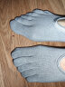 杜威克 瑜伽袜子硅胶防滑练功舒适按摩五指袜耐磨运动透气吸汗灰色 实拍图