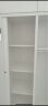 骏德 衣柜推拉门 简易木质柜子衣橱简约推拉门衣柜 木 暖白色（加厚板材） A款长100+顶柜 实拍图