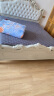 梦美斯宣 家具 欧式床 卧室板木美式双人床结婚床组合套装带软靠床1802 [白色]1.8米排骨架款 实拍图