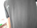 361° t恤男士短袖衣服運動(dòng)服飾春夏季籃球服體恤男裝冰絲速干投籃服 新基礎黑 L (175) 曬單實(shí)拍圖
