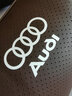 雙百億適用于奧迪A3 A4L A6L汽車(chē)頭枕Q2L Q5L車(chē)用護頸枕Q7 A5腰靠墊 奧迪【摩卡粽】頭枕一個(gè) 曬單實(shí)拍圖