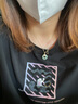 圣雅羅平安扣銀項鏈女款鎖骨鏈時(shí)尚首飾品玉髓吊墜生日禮物送女友 玲瑯佩玉項鏈(綠色) 曬單實(shí)拍圖