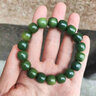 戚小米青草蛋糕菩提子手串綠色學(xué)生黨繞指柔文玩佛珠念珠男女手鏈盤(pán)串 手串 曬單實(shí)拍圖
