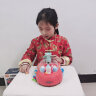 奥智嘉儿童玩具电动弹珠机弹射游戏机亲子桌游打地鼠男女孩生日礼物红 实拍图