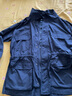 名師路品牌女裝春季新品休閑長(cháng)袖夾克半高領(lǐng)輕薄女裝短外套 藏藍色58 XL 曬單實(shí)拍圖