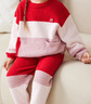 檸檬寶寶兒童家居服套裝秋冬男女童保暖睡衣寶寶半邊絨 朝陽(yáng)艷紅 150  曬單實(shí)拍圖