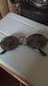 雷朋（RayBan）太陽(yáng)鏡男女款時(shí)尚橢圓形金屬眼鏡復古墨鏡0RB3547禮物 002/B1黑色 尺寸54 曬單實(shí)拍圖