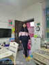 WASSUP JOYZON 品牌套裝女加絨大碼秋冬新款學(xué)生運動休閑兩件套寬松顯瘦跑步服 粉色（春秋款兩件套） L （建議115-135斤） 曬單實拍圖