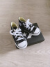 匡威（Converse）童鞋兒童帆布鞋新款經(jīng)典高幫男女童鞋休閑中大童軟底兒童鞋 黑色(偏大 選小一碼) 26 【建議腳長(cháng)17cm】 曬單實(shí)拍圖