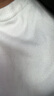 在佐毛衣男秋冬薄款打底針織衫秋冬裝毛衫線(xiàn)衣男裝衣服季潮流男士圓領(lǐng) 白色 M 曬單實(shí)拍圖