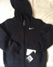 NIKE 耐克小童裝男童保暖加絨外套秋冬兒童開(kāi)衫連帽衛衣 正黑色 110 /56 【建議身高104-110cm】 曬單實(shí)拍圖