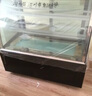 樂創(chuàng)（lecon） 商用蛋糕柜展示柜冷藏水果甜品保鮮柜弧形直角臺(tái)式風(fēng)冷玻璃冰柜玻璃陳列柜西點(diǎn)柜甜品柜 風(fēng)冷直角+除霧+保濕+白色 0.9米臺(tái)式后開門 曬單實(shí)拍圖