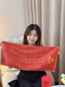 珍喜生肖毛巾2025新款蛇年本命年全棉吸水洗臉家用紅色毛巾結(jié)婚伴手禮 龍騰虎躍毛巾 曬單實(shí)拍圖