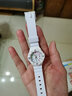 PENC IWATCH 適配卡西歐baby-g女表帶原裝女士手表BA-110/120/130樹(shù)脂配件 亮面白-銀扣【帶裝卸工具】 曬單實(shí)拍圖