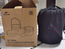 NatureHike挪客戶(hù)外四合一套鍋 野餐燒烤戶(hù)外野營(yíng)鍋具炊具便攜 2-3人組合鍋 四合一徒步野營(yíng)套鍋-帶掛鉤款 曬單實(shí)拍圖