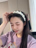 鉑吶苓波點(diǎn)蝴蝶結發(fā)箍女2025新款褶皺甜美氣質(zhì)寬頭箍壓發(fā)高顱頂發(fā)卡頭飾 波點(diǎn)織帶蝴蝶結發(fā)箍【白色】 曬單實(shí)拍圖
